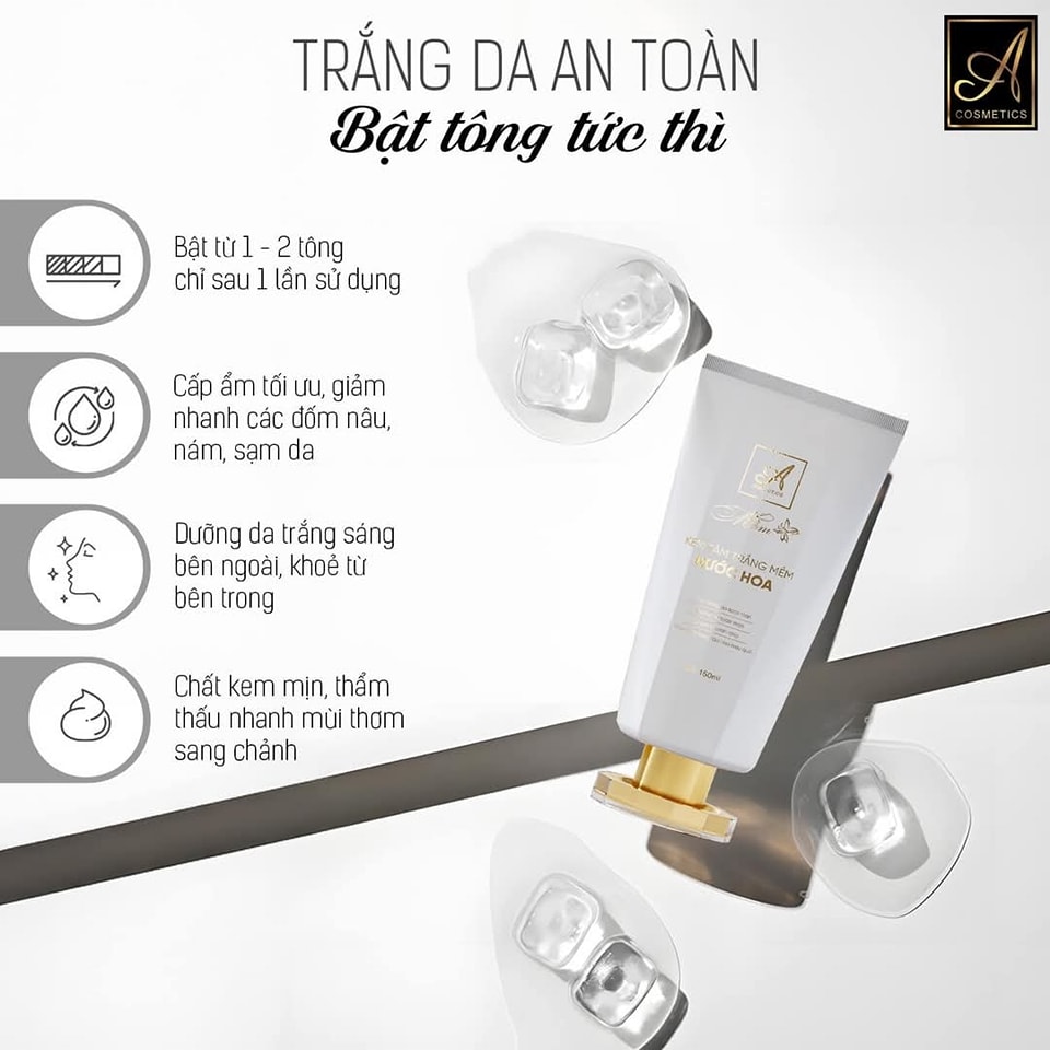 Kem Mềm Tắm Trắng